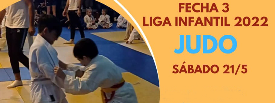 JUDO: Este sábado, los chicos se ponen el judogui para lucirse en la 3a fecha de la Liga de Judo Infantil