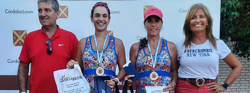 TENIS: Esta vez, el Córdoba Lawn vio surgir a las nuevas campeonas de Doble Damas