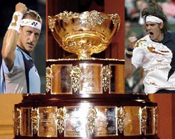 Copa Davis 2008: Argentina-España, viernes, el día 