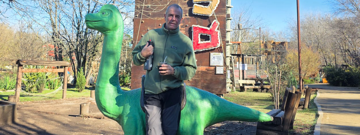 GUSTAVO TAMARGO, ARTÍFICE DE QUARAS (Parque de Montaña): “Soñé que me iba a sentar e iba a ver chicos jugando alrededor, ¡y lo logré!”