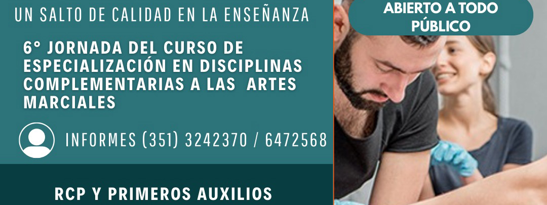 CAPACITACIÓN: La 6a charla del Curso de Disciplinas Complementarias a las Artes Marciales se centra en el RCP