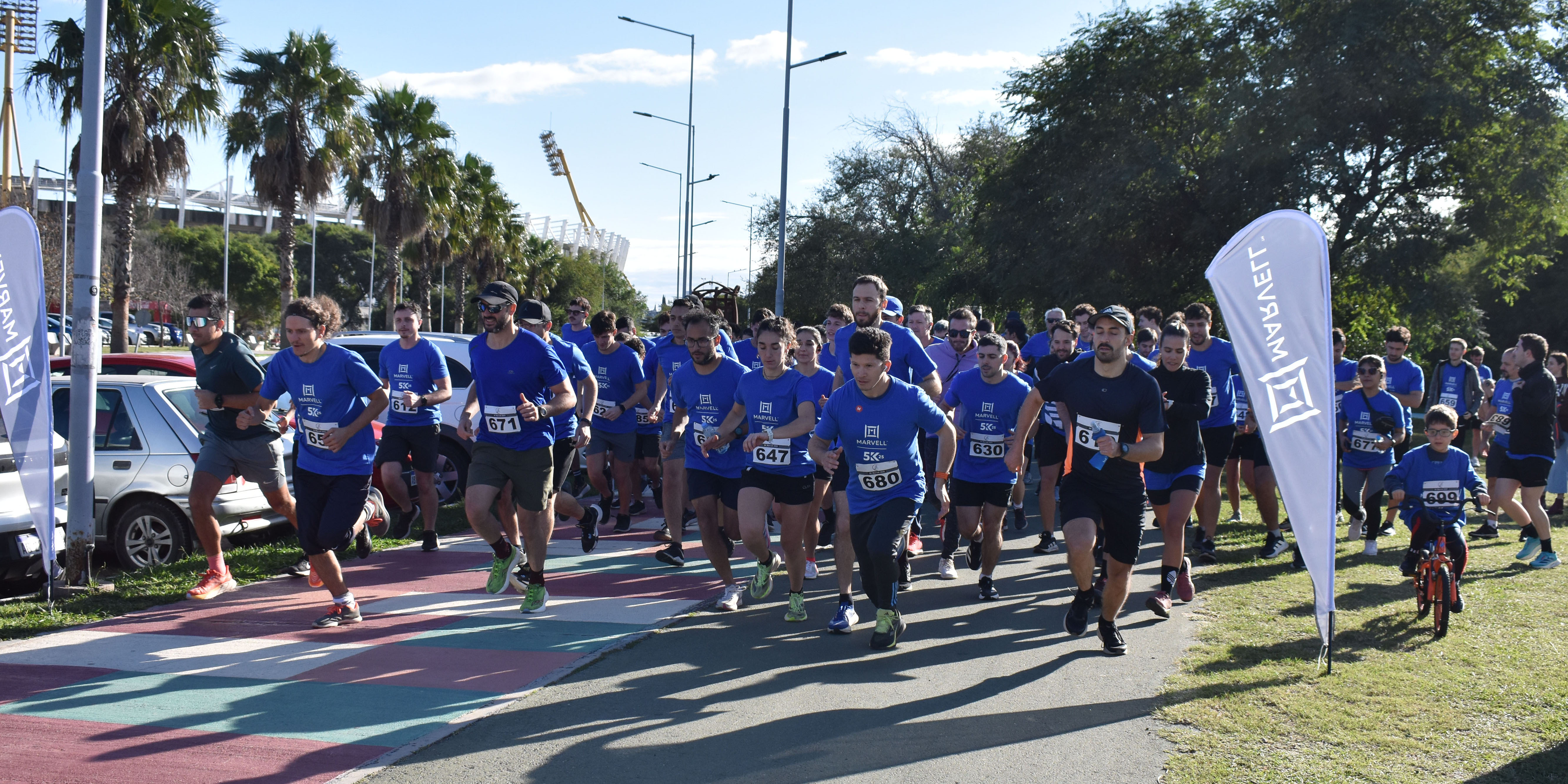 5K MARVELL 2025: Los empleados de Marvell cumplieron con la consigna de los 5K en el Parque del Kempes