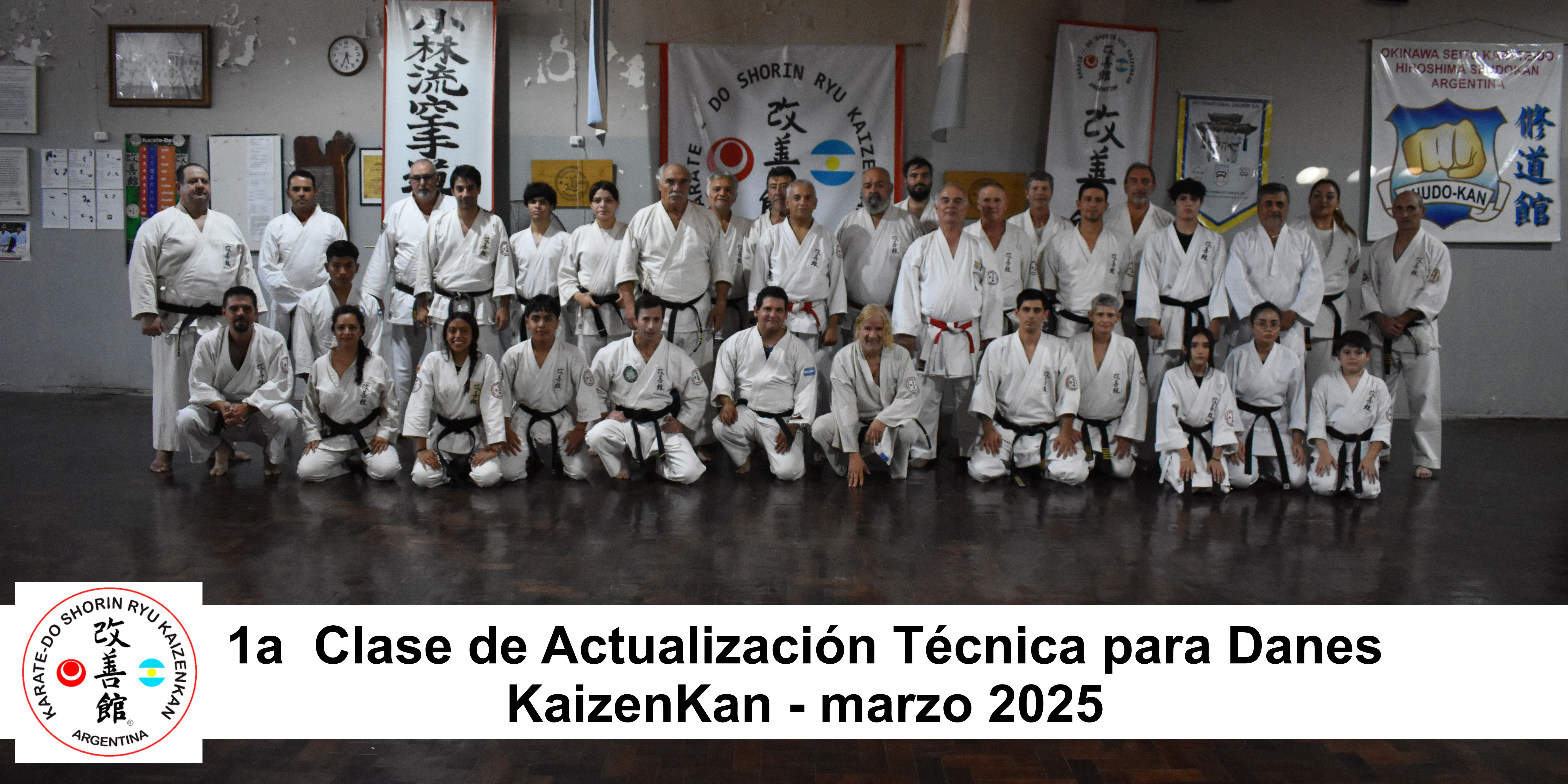 KARATE EN CÃ“RDOBA: 1a Clase de ActualizaciÃ³n TÃ©cnica para Danes 2025 en la KaizenKan