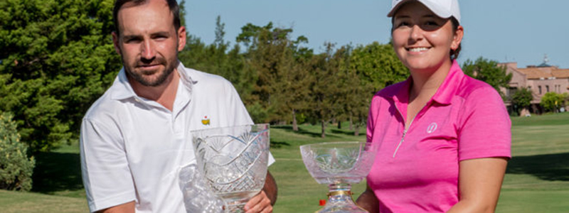 GOLF: Julieta Oviedo y AndrÃ©s SchÃ¶nbaum (h) se coronaron en el XXIX torneo El Federal