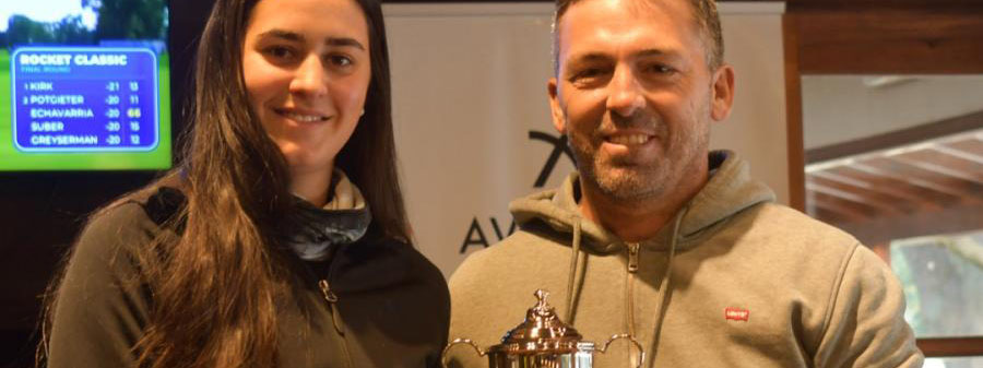 GOLF: Bernardita Villalba y Ramiro García Veiga, campeones del Abierto de la Ciudad de Río Cuarto