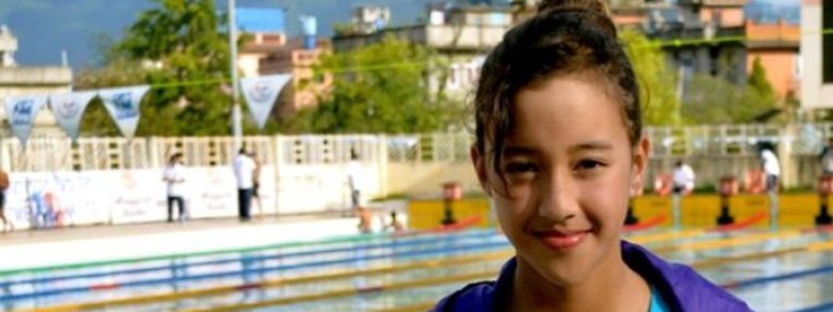 RÃO 2016: Nadadora nepalÃ­ de 13 aÃ±os, la deportista mÃ¡s joven en RÃ­o
