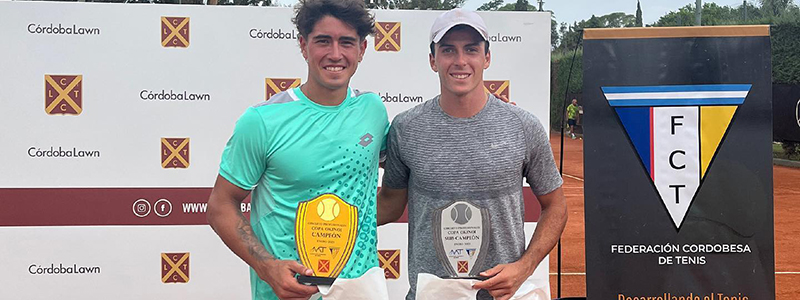 TENIS: Francisco ComesaÃ±a frenÃ³ a Lucio Carnevalle y se llevÃ³ la Copa Okinoi del CÃ³rdoba Lawn Tenis