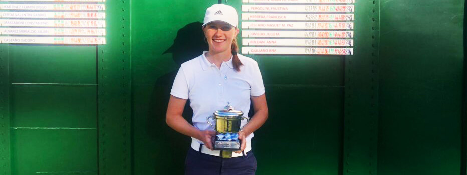 GOLF: Magdalena DÃ³mine dio un paso firme en la Serie Final de los Rankings Argentinos de Aficionados