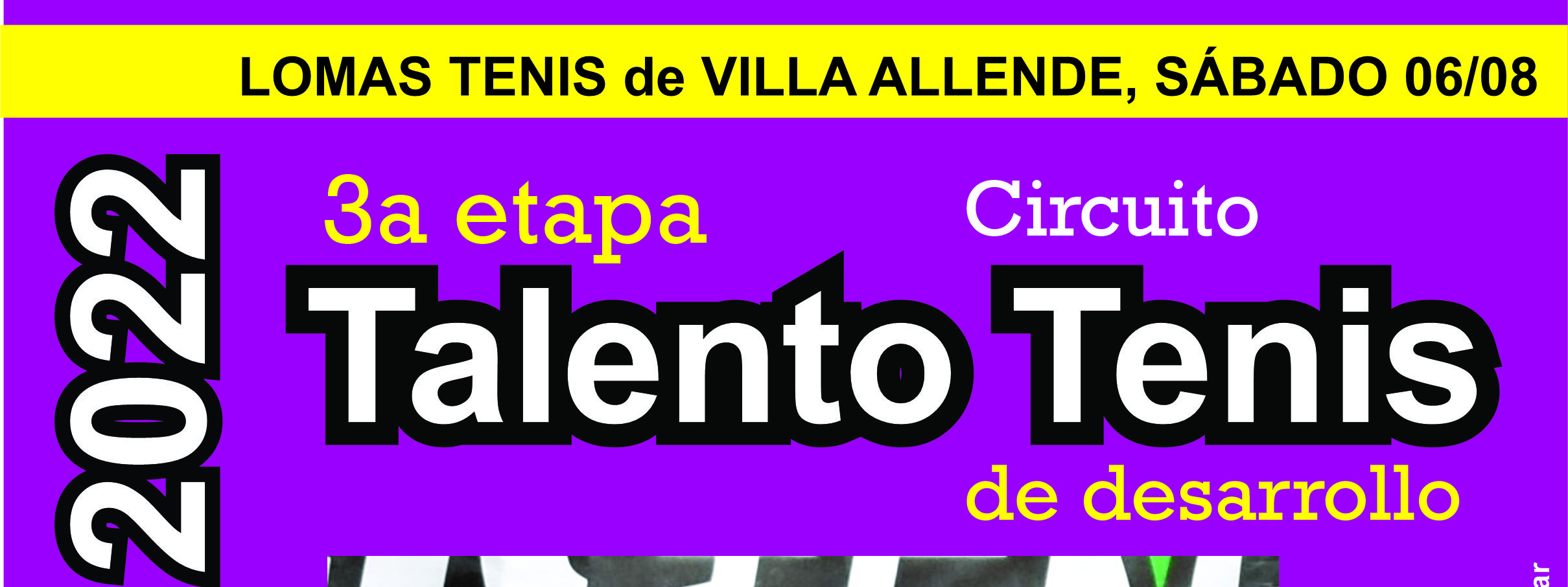 TALENTO TENIS 2022: Todo listo para que los menores demuestren su talento este sÃ¡bado