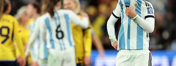 FÃšTBOL FEMENINO: Con autocrÃ­tica, la SelecciÃ³n Argentina perdiÃ³ con Suecia y se despidiÃ³ del Mundial de Australia-Nueva Zelanda