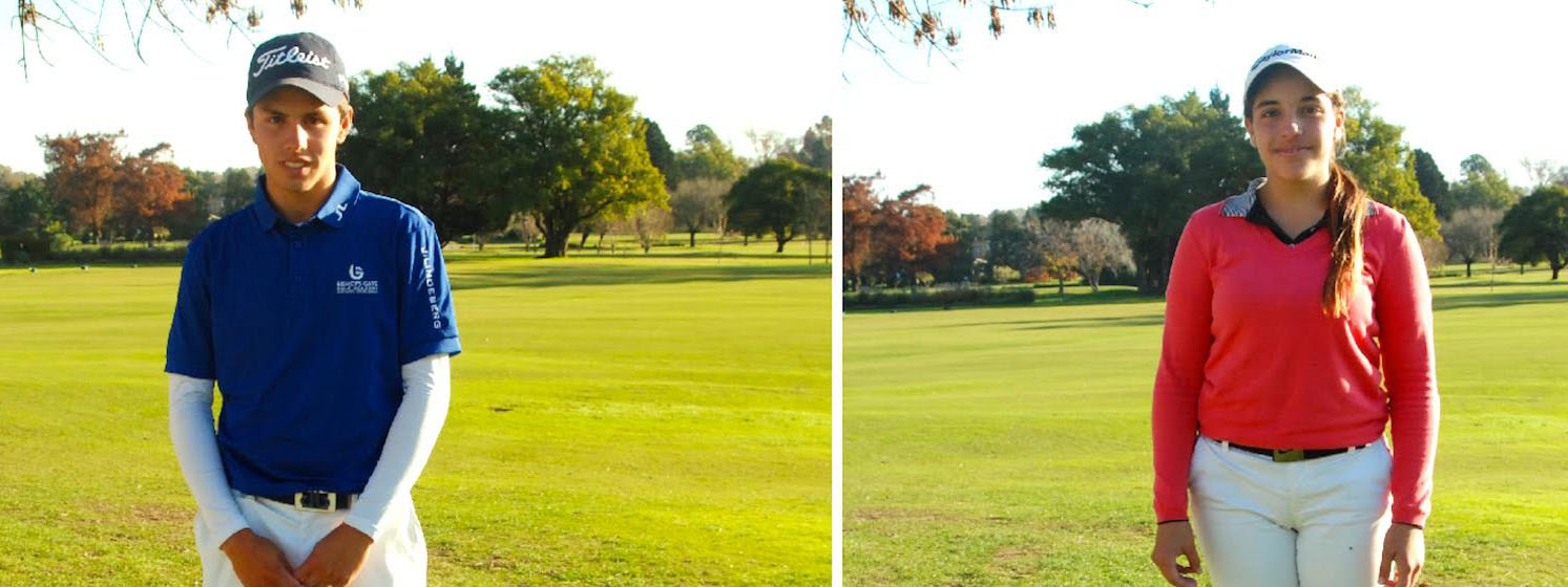 GOLF: Marcos Montenegro y Ela Anacona, los mejores aficionados de la AAG