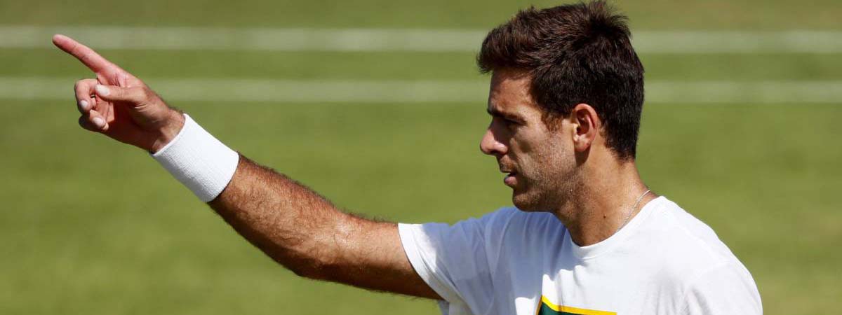 WIMBLEDON: Del Potro debutarÃ¡ este martes a las 7.30 ante el australiano Kokkinakis