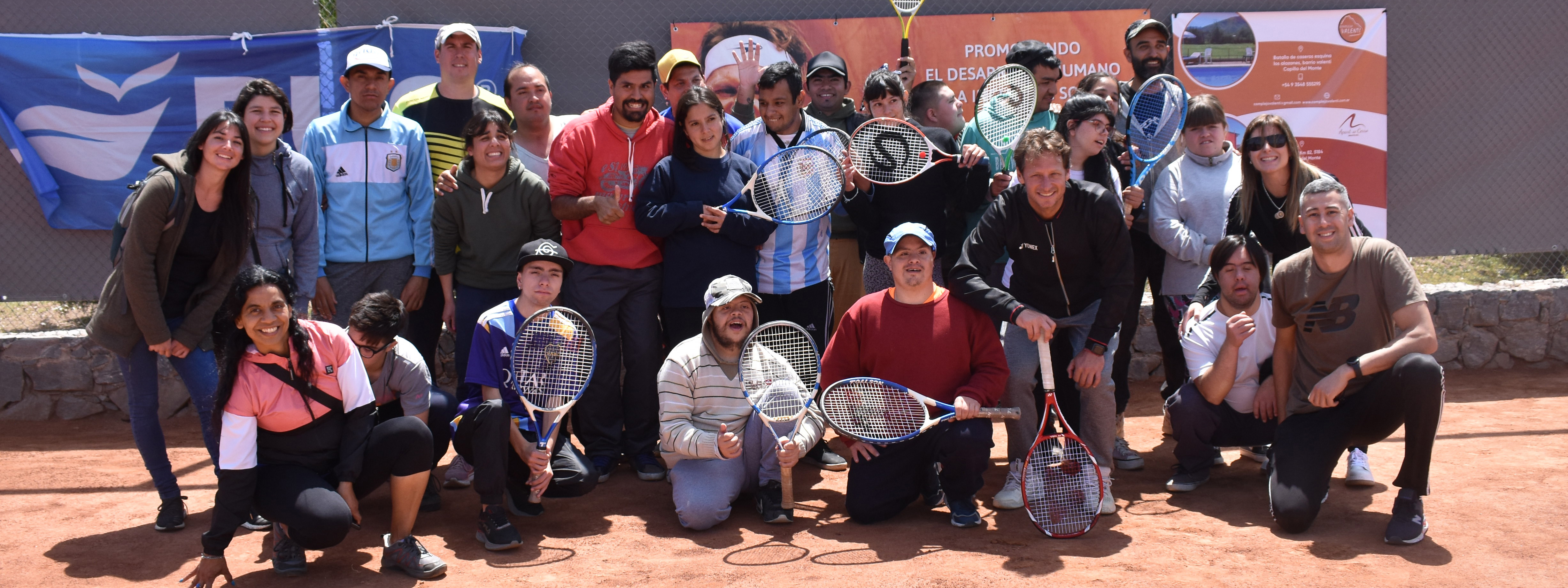 DEPORTE ADAPTADO: El 23/8, David y la Fundación Nalbandian convocan a la 5a edición de Tenis para Todos en el Jockey Club Córdoba