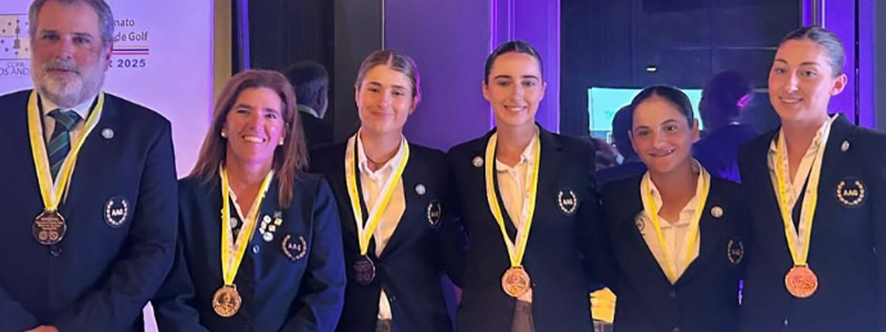 GOLF: Con Ana Giuliano, el equipo argentino fue subcampeón en Damas de la tradicional Copa Los Andes