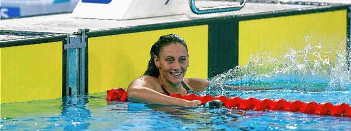 NATACIÃ“N: Virginia Bardach, Premio TALENTO 2014, prepara sus emociones para Tokio 2021