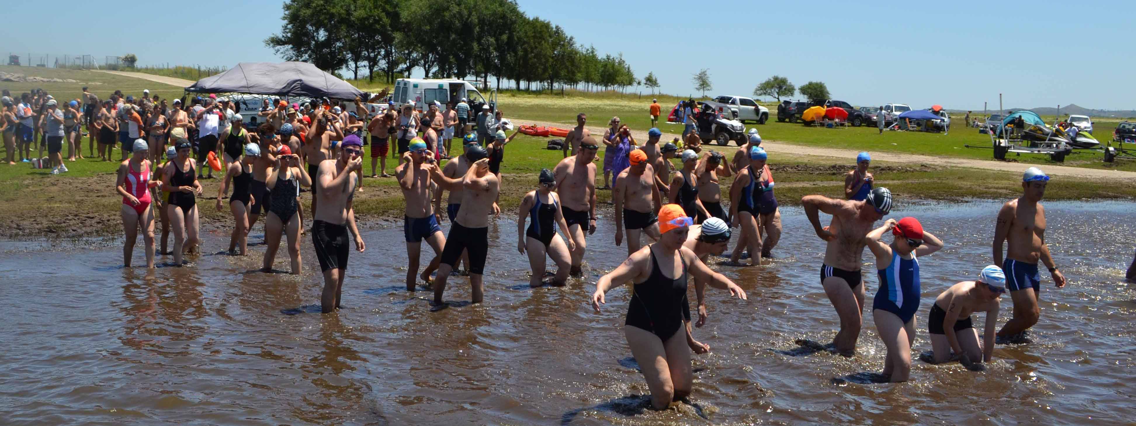 NATACIÃ“N: Los aficionados tuvieron su propio DesafÃ­o en Lago Los Molinos