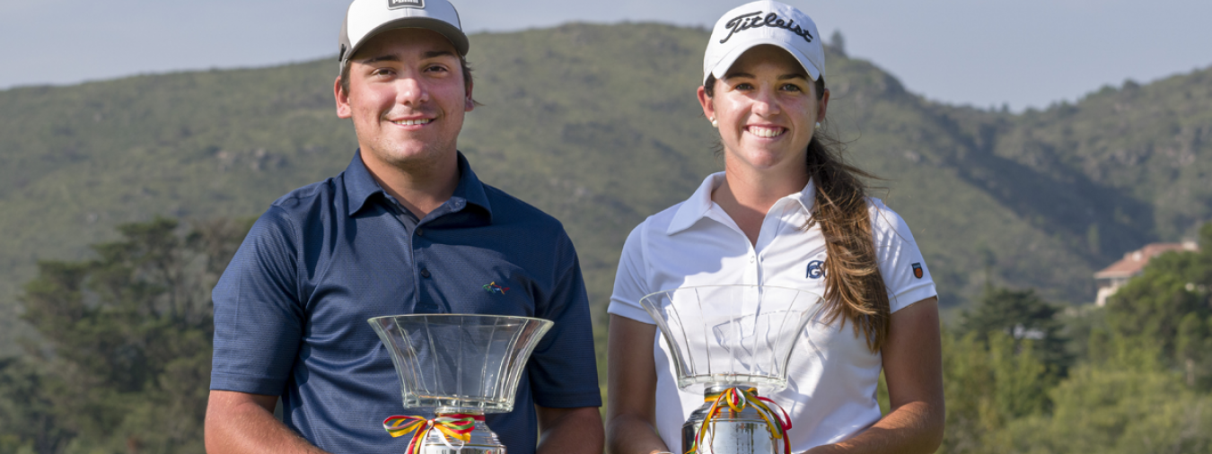 GOLF: Bautista Echenique y Valentina Rossi, en lo mÃ¡s alto del Internacional de La Cumbre