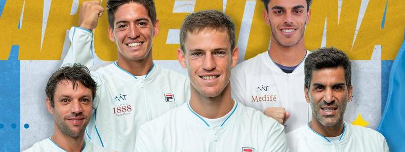 TENIS: El equipo entero de la Davis, que se presenta en Bologna, dejÃ³ su huella en las canchas del CÃ³rdoba Lawn