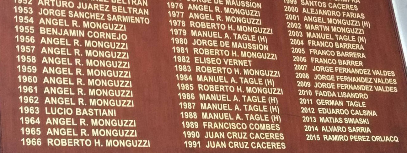 GOLF: El Campeonato de la Provincia, la historia grabada en madera