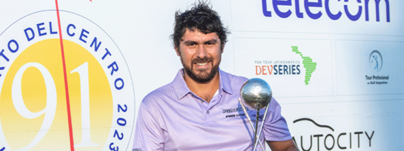 GOLF: Nelson Ledesma renovÃ³ su nombre en el 91Â° Abierto del Centro