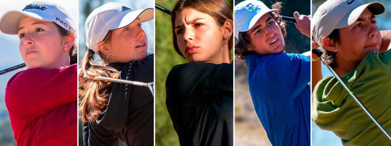 GOLF: Top ten para Oviedo, DÃ³mine, Oliva Funes, Oliva Pinto y Gatani en los Nacionales M15 y Menores