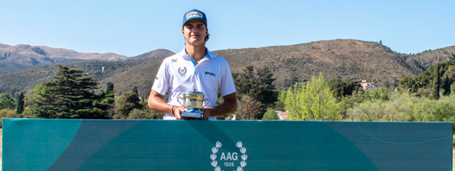 GOLF: El Menor de la FGPC, Felipe SuÃ¡rez, se consagrÃ³ CampeÃ³n Argentino y pide cancha