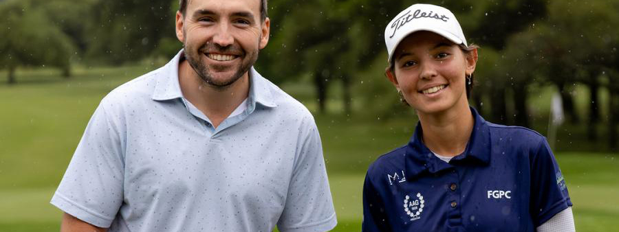 GOLF: Anna Roldán Sewald y Andrés Schonbaum, inscribieron sus nombres como primeros campeones del 1° Abierto de la FGPC