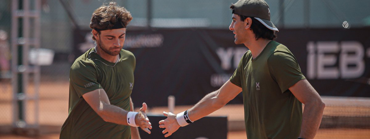 TENIS: La pareja Basel-Ribero, del Córdoba Golf Club, alcanzó una meritoria semifinal en el Challenger de Campinas