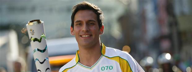 JJOO: SebastiÃ¡n Crismanich, representante argentino para portar la antorcha olÃ­mpica de RÃ­o 2016