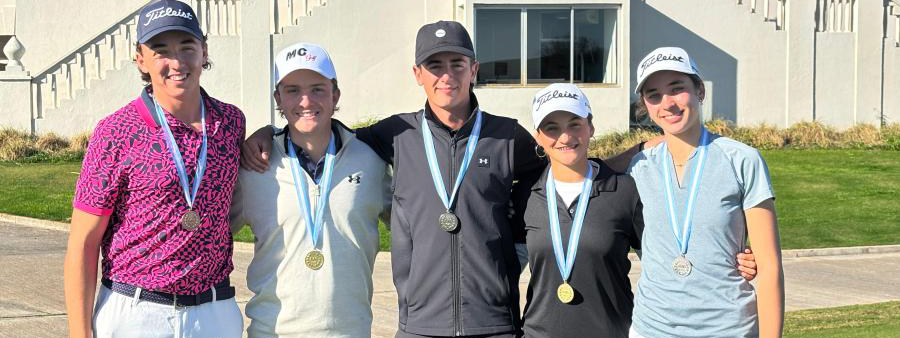GOLF: Pilar Rubio y Ana Giuliano la rompieron en el Nacional de Menores y Menores de 15 y trajeron el título a Córdoba