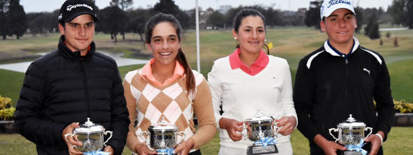 GOLF: Echenique y Passerini, los destacados cordobeses en el Campeonato Argentino de Menores