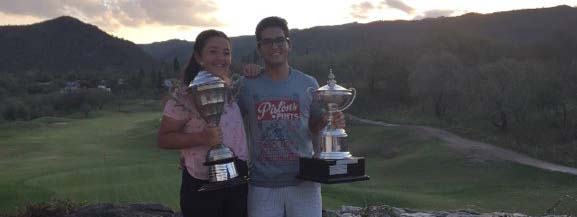 GOLF: Bustamante y Oviedo brindaron con la Copa Challenger Enrique Larreta
