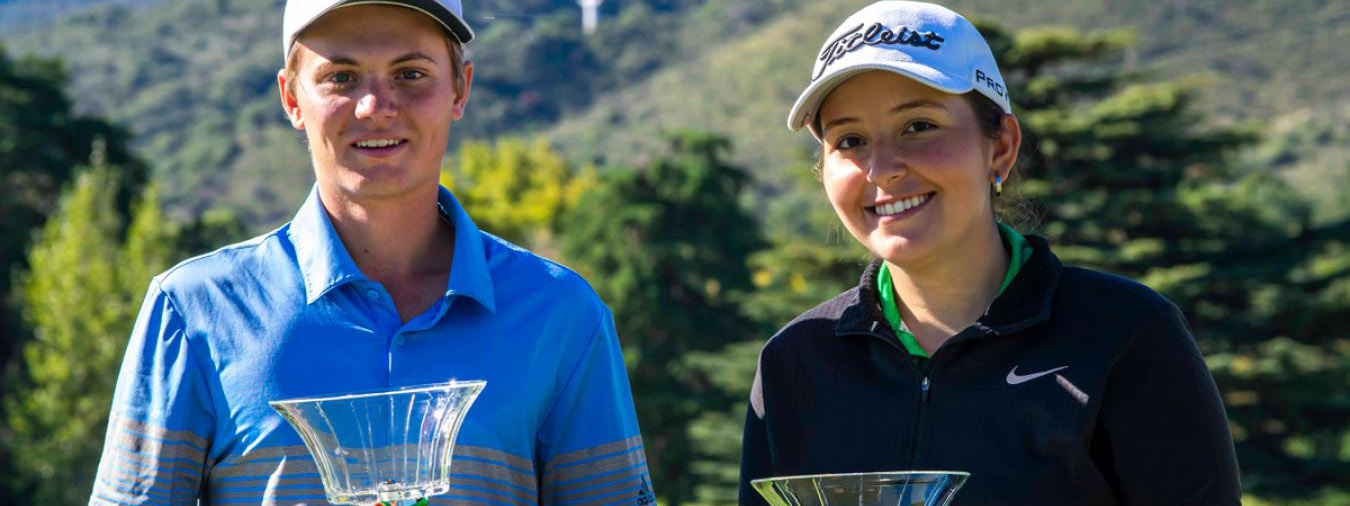GOLF: Julieta Oviedo y Santiago Caride se llevaron el 36Â° Provincial de La Cumbre