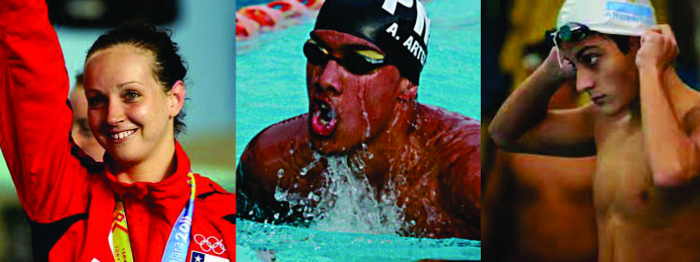 NATACIÃ“N: Kobrich, Arteta y Bergliaffa, el tridente internacional del Club Municipalidad en Lima 2019