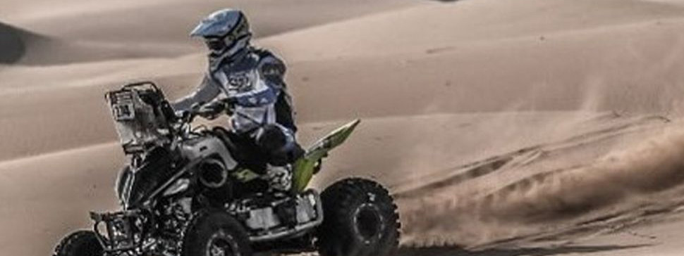 RALLY DAKAR: Kevin BenavÃ­dez (motos) y Mariano Andujar (Quad) se quedaron con la octava etapa