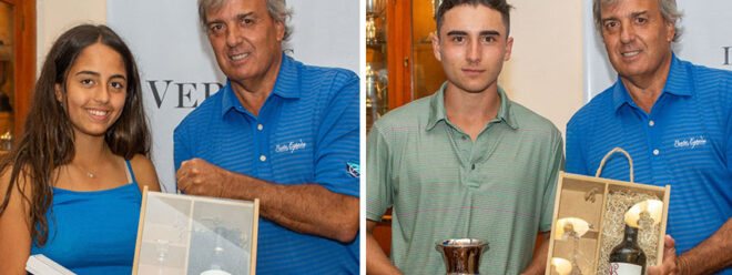 GOLF: Luz FernÃ¡ndez (CGC) y Brian Berta (h) (El Potrerillo de Larreta) brindaron con la 17Â° Copa de Verano en el CÃ³rdoba Golf Club