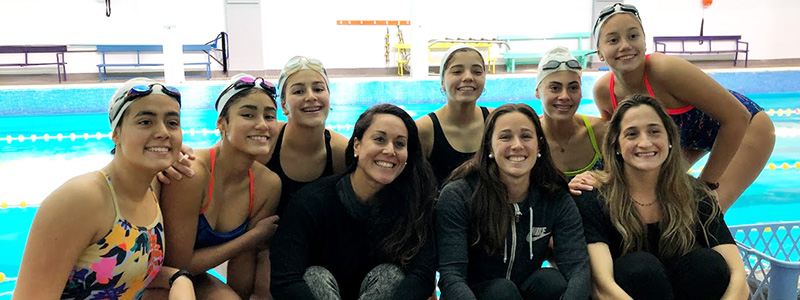 NATACIÃ“N ARTÃSTICA: El equipo de Sincro CÃ³rdoba se concentra en un campus con SofÃ­a SÃ¡nchez y Karina Flores