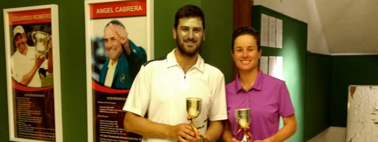 GOLF: MatÃ­as D'Angelo y Constanza JofrÃ© dominaron en el Campeonato de la Provincia