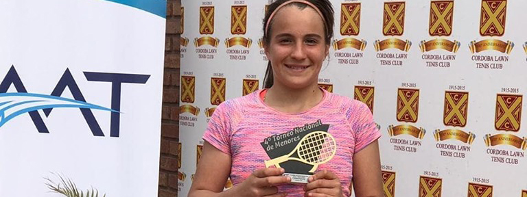 TENIS: Carolina Enrria y Luciana Moyano levantaron las copas en el CÃ³rdoba Lawn