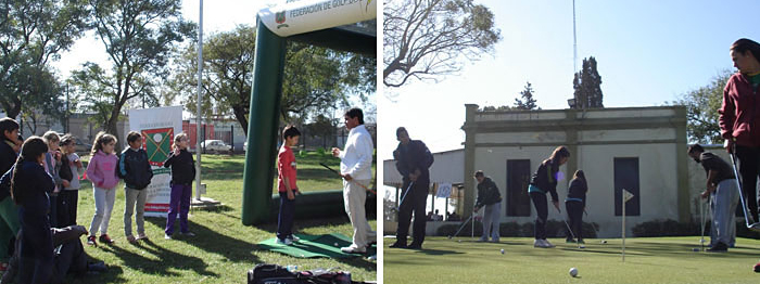 GOLF: La FederaciÃ³n se sumÃ³ al Programa Deporte Educativo