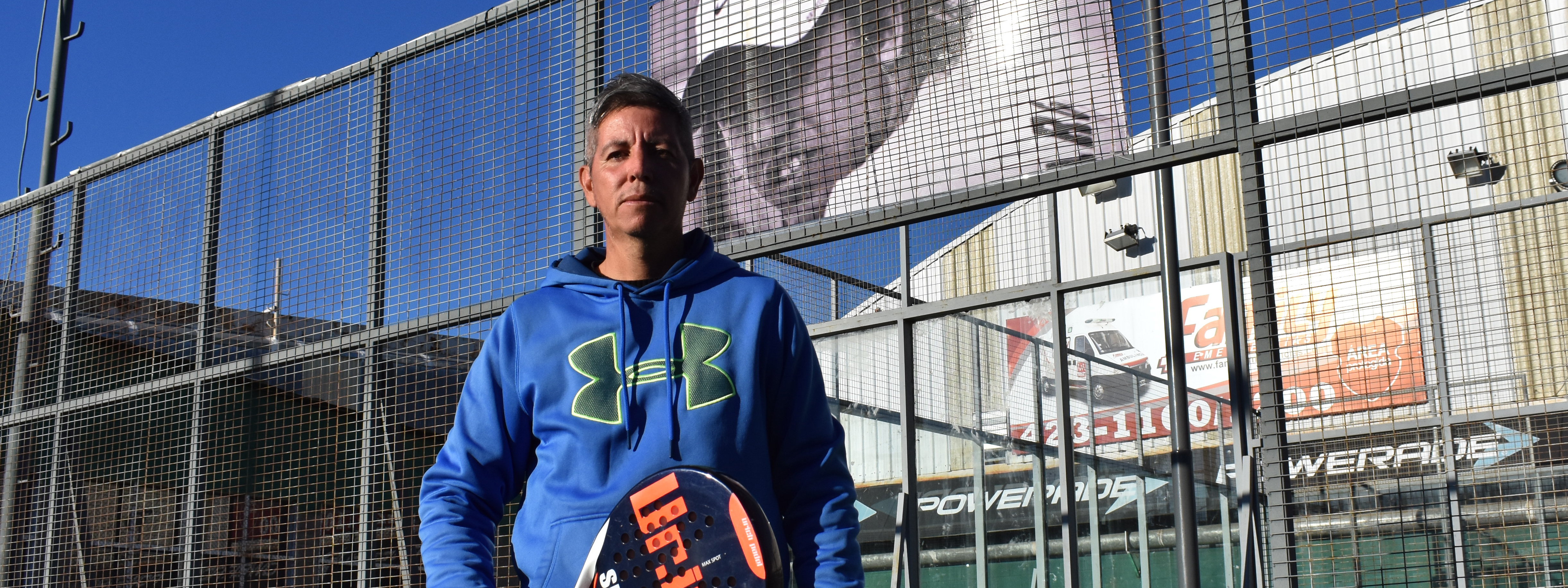 PADEL: En Olibert, el profe Enrique Fleming encontró su nueva casa y palpita el Mundial