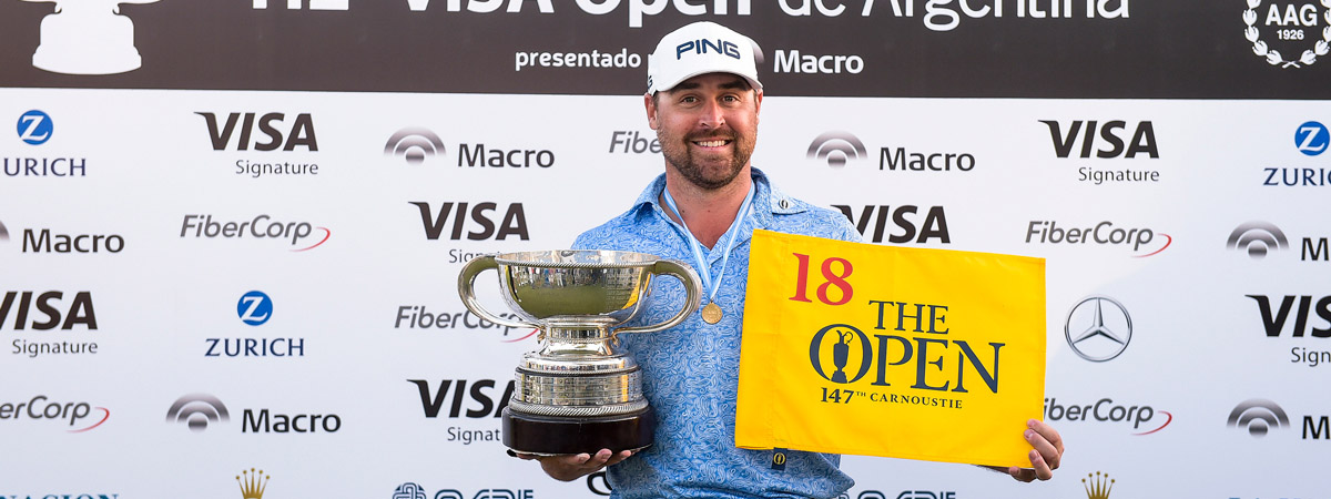 GOLF: Brady Schnell ganÃ³ el 112Â° Open de Argentina en el Jockey Club