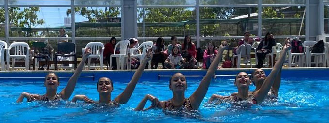 NADO SINCRONIZADO: Las seis cordobesas danzarinas que ponen poesÃ­a al movimiento