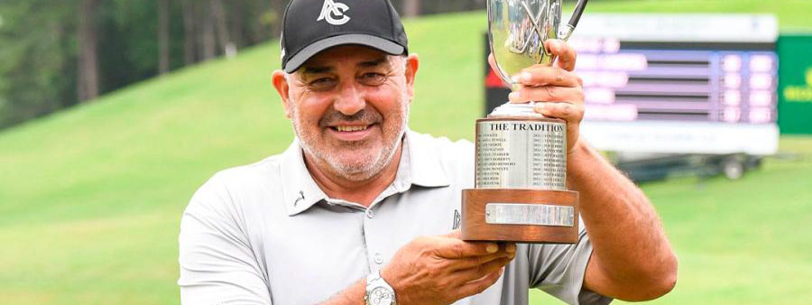 GOLF: Ángel Cabrera se consagró campeón del Regions Tradition, su primer Major en el Champions Tour
