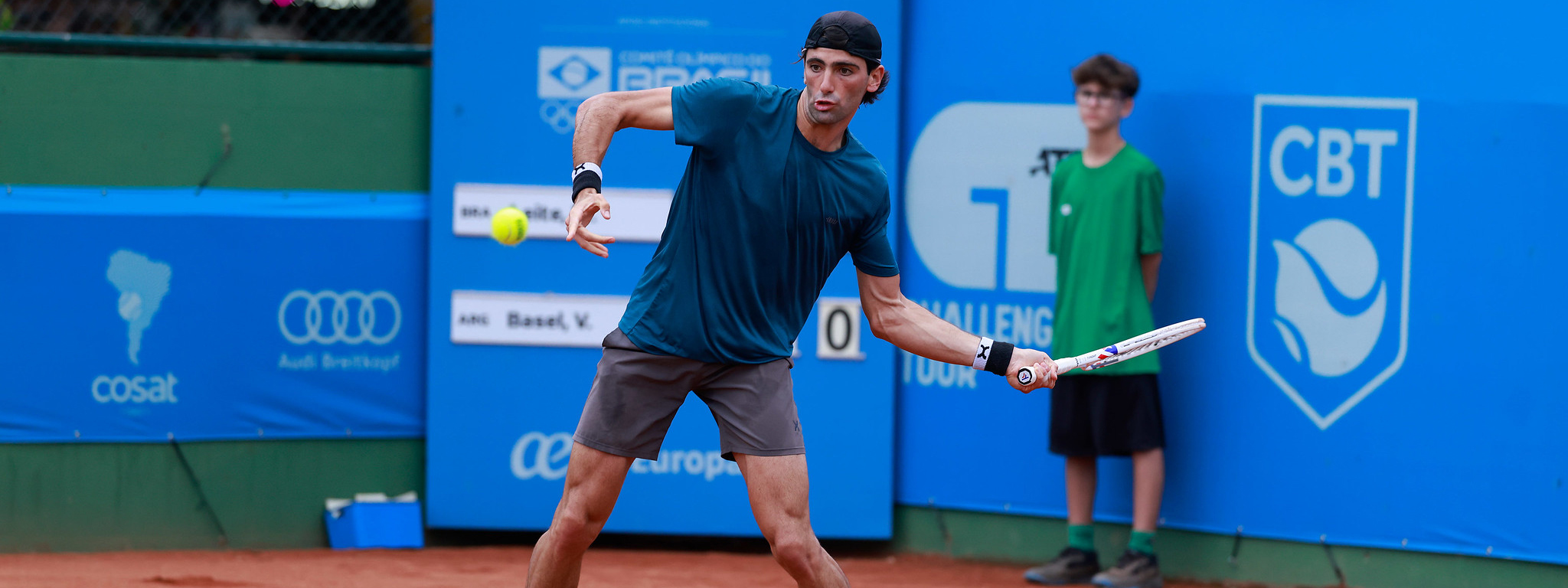 TENIS: Valentín Basel, de la Academia del Córdoba Golf, juega por el pase a cuartos en el M25 de Santiago de Chile
