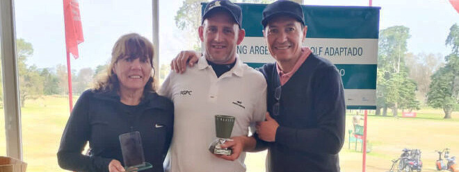 GOLF ADAPTADO: NicolÃ¡s Varas fue escolta en la tercera fecha del RAGA23