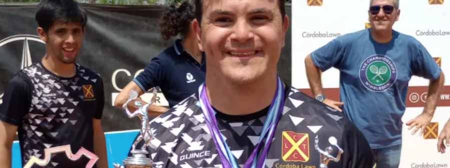 TENIS ADAPTADO: NicolÃ¡s ArgÃ¼ello, del CÃ³rdoba Lawn, ganÃ³ el 2Â° Nacional y sacÃ³ pasaje a las OlimpÃ­adas de TurquÃ­a