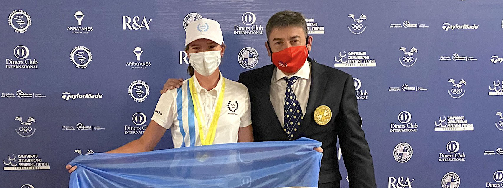 GOLF: Un tÃ­tulo y tres medallas sudamericanas para una brillante Magui DÃ³mine
