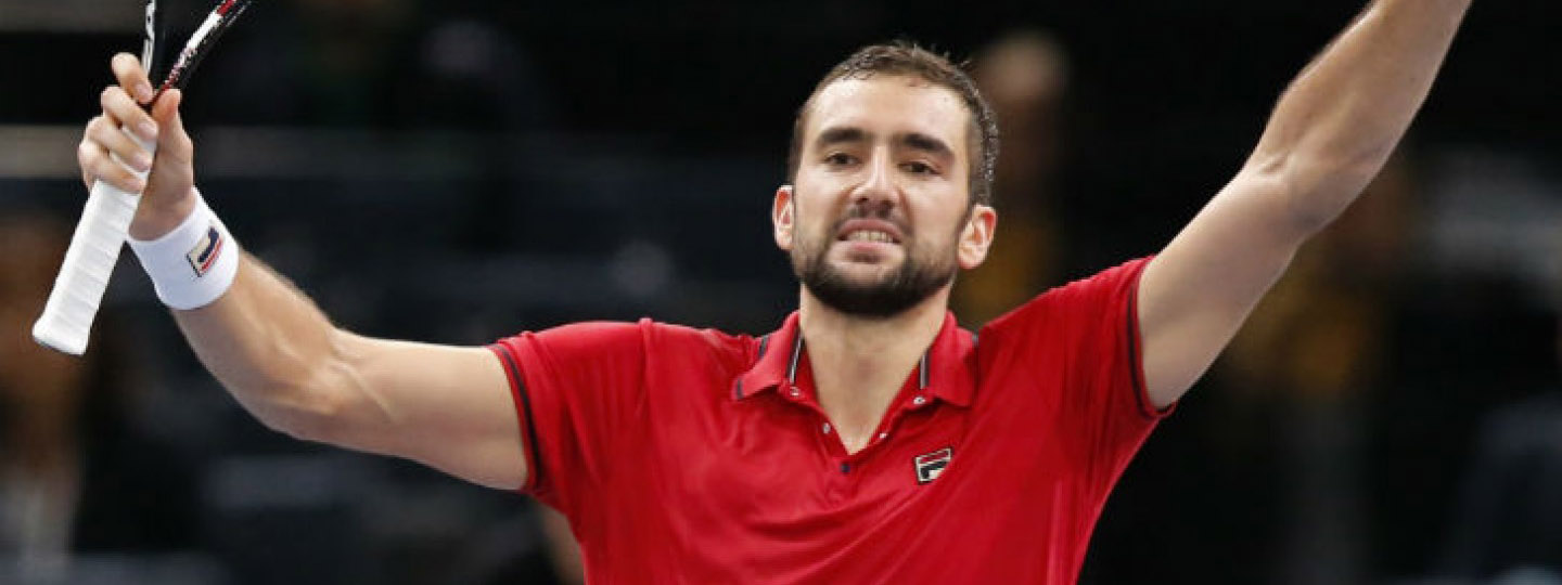 COPA DAVIS: Cilic cumpliÃ³ la lÃ³gica pero se llevÃ³ un susto frente a Delbonis