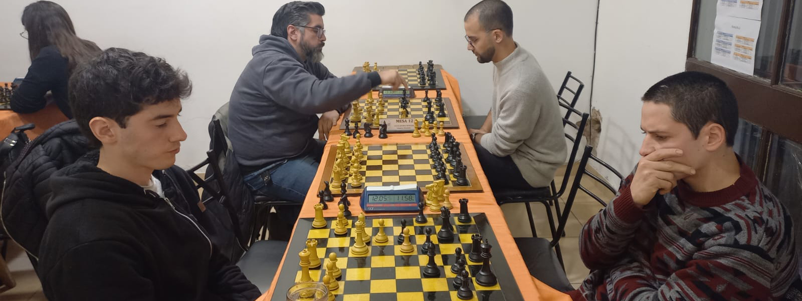 AJEDREZ: Los mejores tableros del Club Ajedrez Pensado preparan sus aperturas para los Torneos Campeones del Club